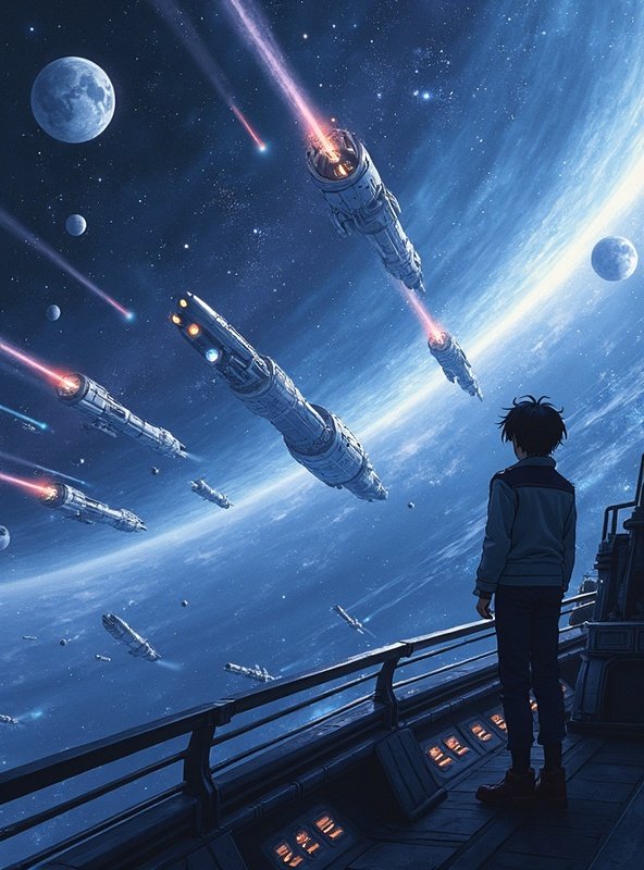 里番大全热播榜第13名番剧《星河舰队·启航》封面 - 科幻 / 太空